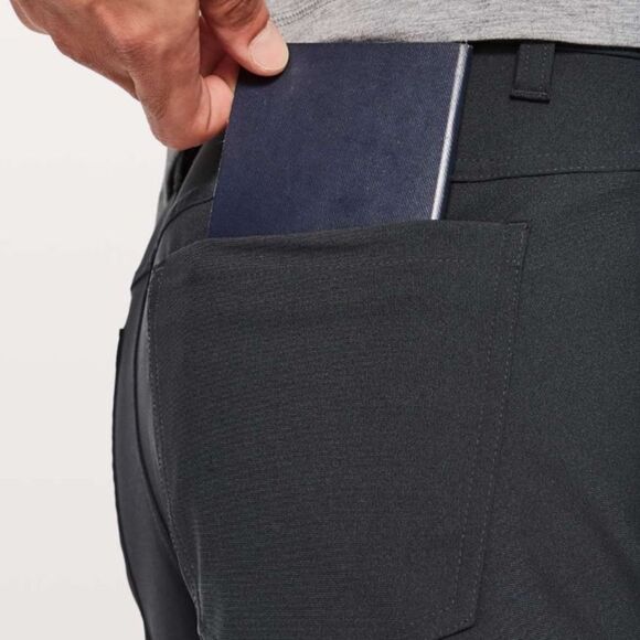 LULULEMON ABC Classic Fit 5 Pocket Pants Gray Size 32 - Picture 6 of 13